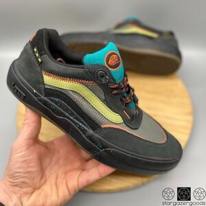 Vans Shoes Mens 6.5 Womens 8 Black Wayvee Skateboarding Sneakers Suede Leather